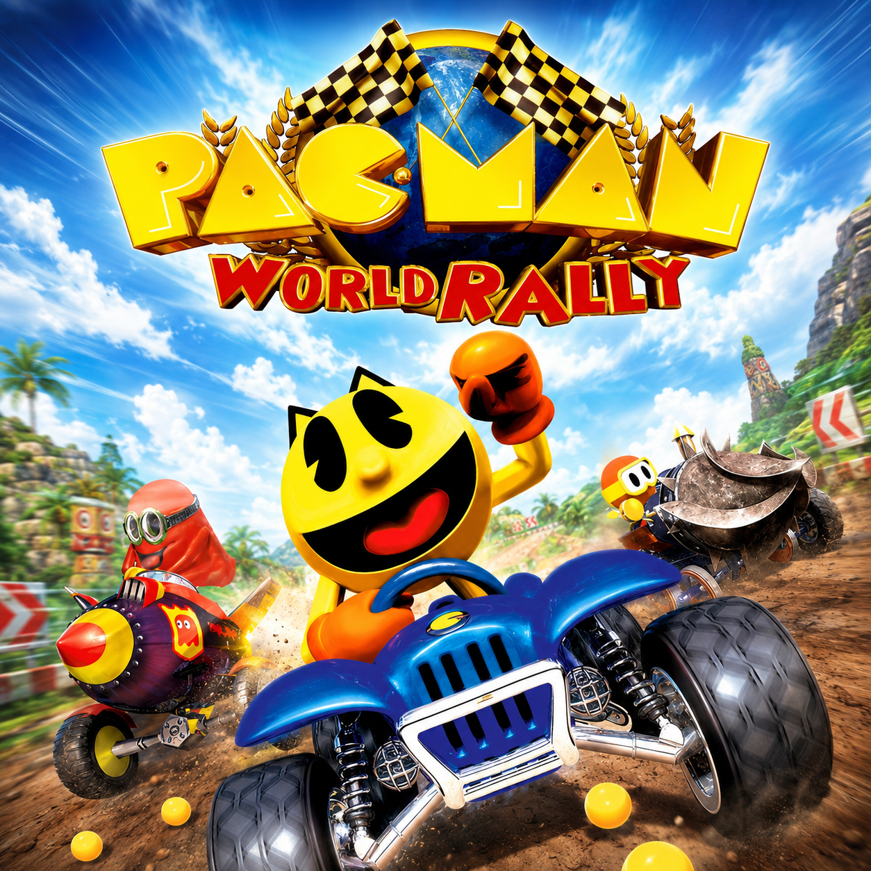 Cover art — Pac-Man World Rally